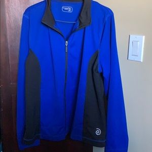 Blue track jacket